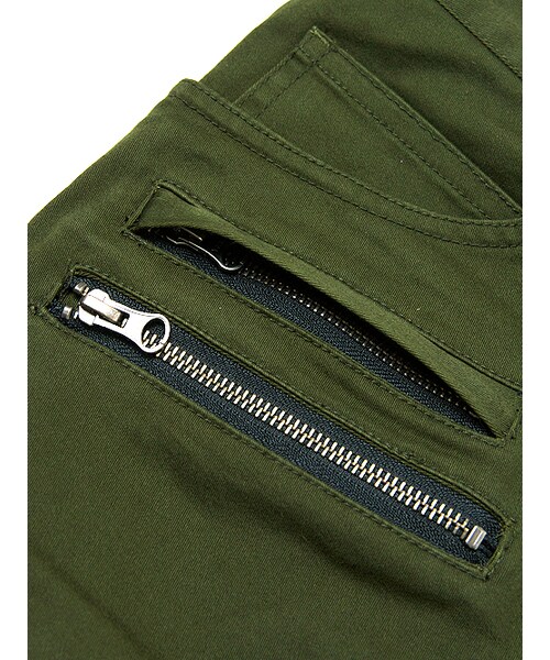 Luv maison(ラブメゾン)の「ツイルストレッチバイカーゴパンツ(パンツ・メンズ・ブラック/カーキ・M/L)」の15枚目の写真