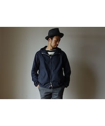 Ordinary fits | 【ラスト1枚!】Ordinary fits オーディナリーフィッツ OM-T033 SWING PARKA3 スウィングパーカー3 INK インクブラック(ブルゾン)