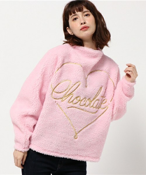 Little sunny bite（リトルサニーバイト）の「little sunny bite  チョコレートハイネックトップス　LTOP-027F（その他トップス・レディース・ピンク・FREE）」の10枚目の写真