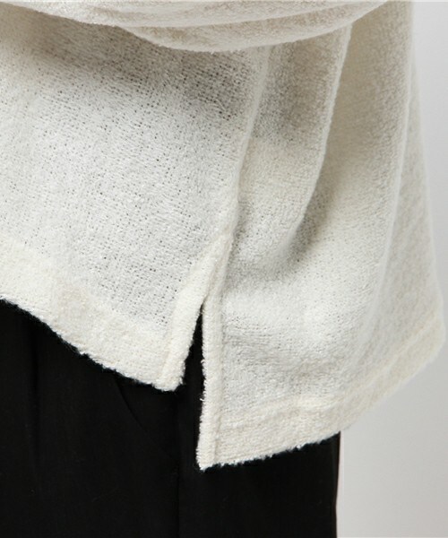 archives（アルシーヴ）の「袖ボリュームプルオーバー（Tシャツ/カットソー・レディース・オフホワイト/ブラック/グレー・MEDIUM）」の10枚目の写真