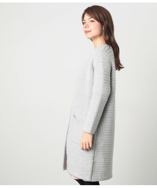 ROPE' PICNIC（ロペピクニック）の「ノーカラーグログランニットコート