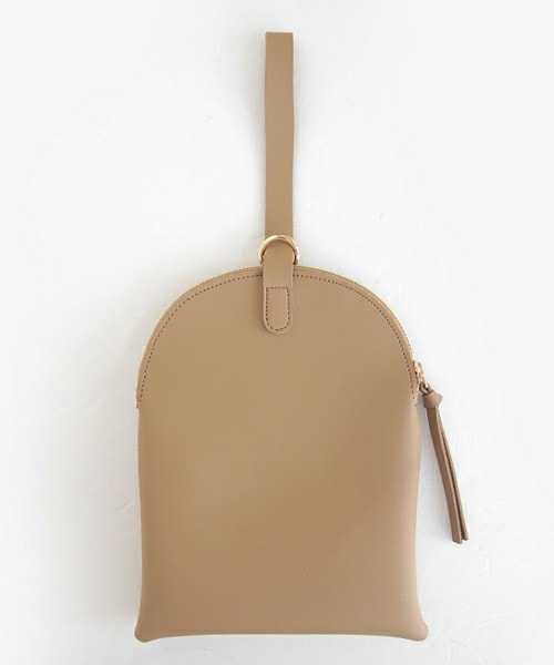 DHOLIC(ディーホリック)の「2TYPEワンハンドルミニマルバッグ(ハンドバッグ・レディース・グレー/ココア/ブラック/ベージュ/ワイン・FREE)」の4枚目の写真