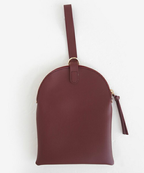 DHOLIC(ディーホリック)の「2TYPEワンハンドルミニマルバッグ(ハンドバッグ・レディース・グレー/ココア/ブラック/ベージュ/ワイン・FREE)」の5枚目の写真