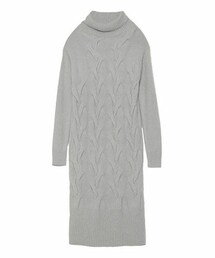 emmi | emmi ケーブル柄ハイネックワンピース(ワンピース)