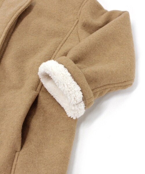 RNA-N（アールエヌエーエヌ）の「＜予約＞ボンディングZip upジャケット（ジャケット/アウター・レディース・ベージュ/カーキ/チャコール・M）」の11枚目の写真