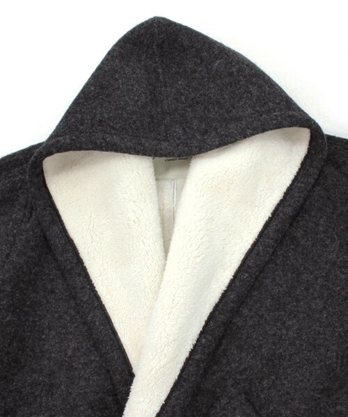 RNA-N（アールエヌエーエヌ）の「＜予約＞ボンディングガウン（ジャケット/アウター・レディース・ベージュ/カーキ/チャコール・M）」の4枚目の写真