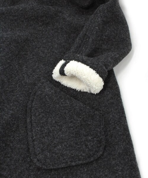 RNA-N（アールエヌエーエヌ）の「＜予約＞ボンディングガウン（ジャケット/アウター・レディース・ベージュ/カーキ/チャコール・M）」の6枚目の写真