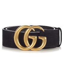 GUCCI | GUCCI Clover embellished suede belt(ベルト)
