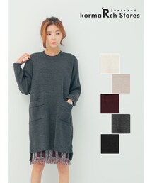 KORMARCH | ポケット付きニットワンピース(ニット/セーター)