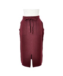 flower | garter knit skirt ～ガーターニットスカート(スカート)