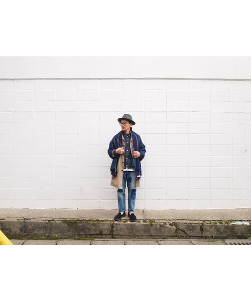 Ordinary fits（オーディナリーフィッツ）の「Ordinary fits〈オーディナリーフィッツ〉 GARAGE COAT (OM-T034R) BEIGE（デニムパンツ・メンズ・その他）」の13枚目の写真