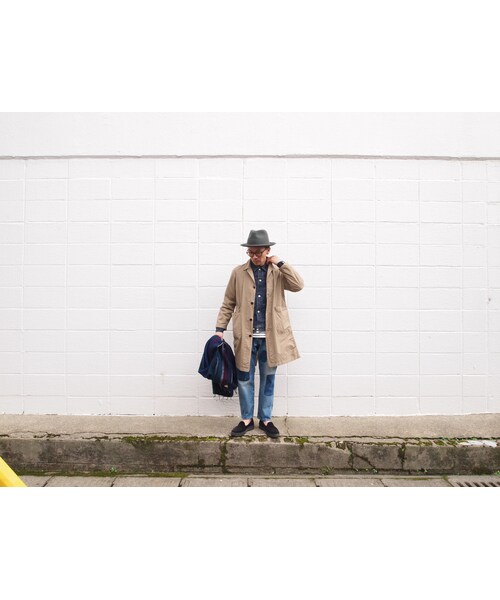 Ordinary fits（オーディナリーフィッツ）の「Ordinary fits〈オーディナリーフィッツ〉 GARAGE COAT (OM-T034R) BEIGE（デニムパンツ・メンズ・その他）」の12枚目の写真
