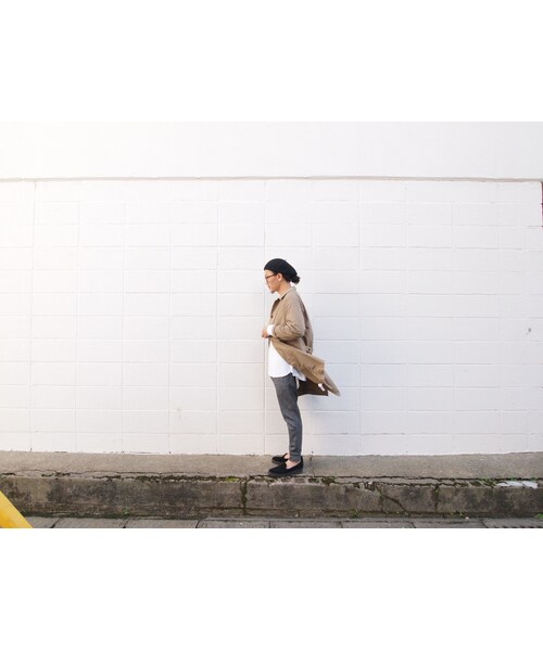 Ordinary fits（オーディナリーフィッツ）の「Ordinary fits〈オーディナリーフィッツ〉 GARAGE COAT (OM-T034R) BEIGE（デニムパンツ・メンズ・その他）」の9枚目の写真