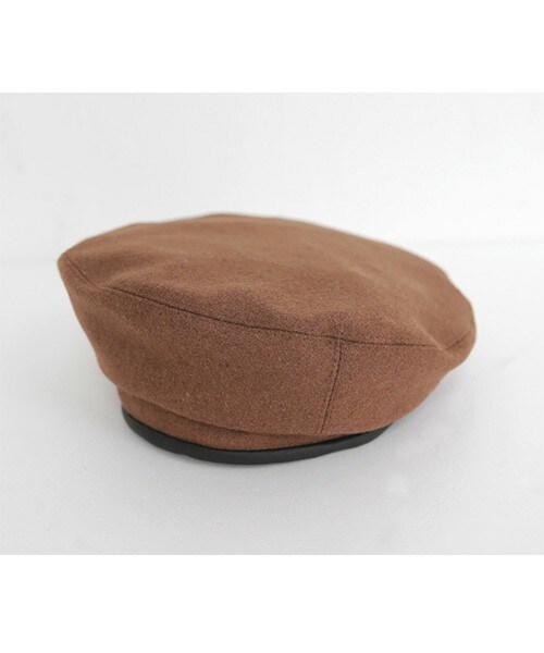 DHOLIC（ディーホリック）の「ウールベレー帽（ハンチング/ベレー帽・レディース・ネイビー/ブラウン/ダークグリーン/レッド・ONE）」の2枚目の写真