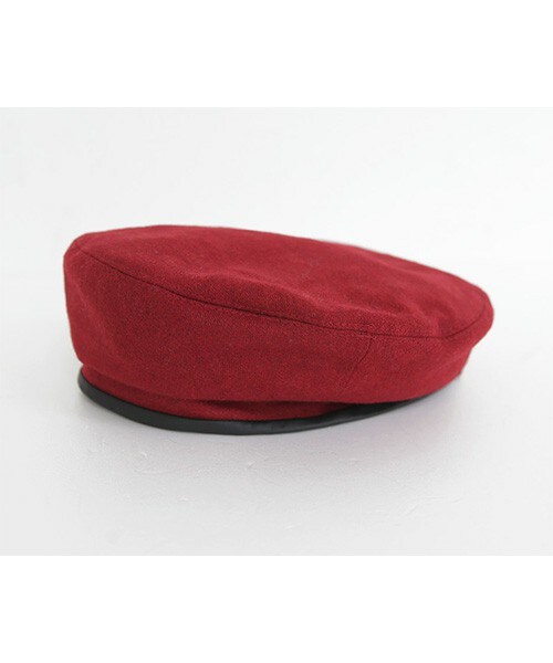 DHOLIC（ディーホリック）の「ウールベレー帽（ハンチング/ベレー帽・レディース・ネイビー/ブラウン/ダークグリーン/レッド・ONE）」の4枚目の写真