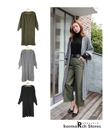 KORMARCH | リブニットカーディガン(カーディガン/ボレロ)