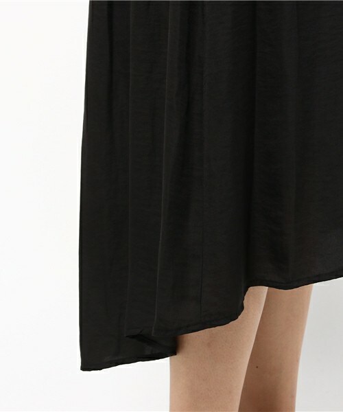 archives（アルシーヴ）の「サテンマキシスカート（スカート・レディース・ブラック/カーキ/キャメル・MEDIUM）」の9枚目の写真