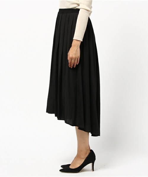 archives（アルシーヴ）の「サテンマキシスカート（スカート・レディース・ブラック/カーキ/キャメル・MEDIUM）」の5枚目の写真