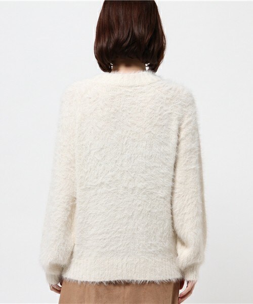 archives（アルシーヴ）の「テンタッチラグランプルオーバー（ニット/セーター・レディース・オフホワイト/グレー/ピンク・MEDIUM）」の6枚目の写真