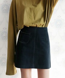 DHOLIC | ステッチミニマルスカート(スカート)