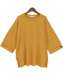 Dailyabout | ベーシックラウンドネック7分袖ロールアップＴシャツ(P0000VQB)(Tシャツ/カットソー)