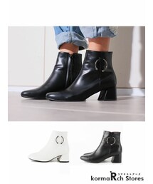 KORMARCH | サイドポイントアンクルブーツ(ブーツ)