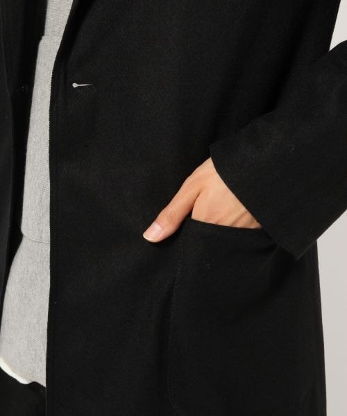 RAGEBLUE（レイジブルー）の「ウールガウンコート（ジャケット/アウター・ブラック/グリーン）」の7枚目の写真