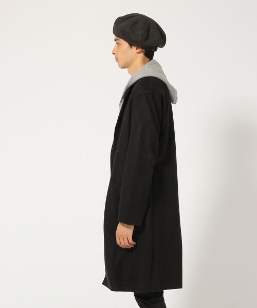 RAGEBLUE（レイジブルー）の「ウールガウンコート（ジャケット/アウター・ブラック/グリーン）」の3枚目の写真
