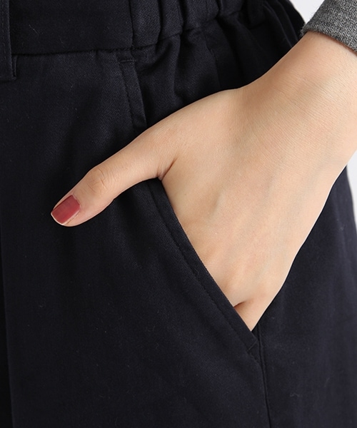 studio CLIP（スタディオクリップ）の「[ｄａｙｓ]タックワイドパンツ（パンツ・ベージュ/グリーン/カーキ/ネイビー）」の10枚目の写真