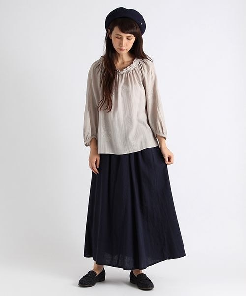 studio CLIP（スタディオクリップ）の「アソート生地ローファー（シューズ・チェック/ライトグレー）」の4枚目の写真