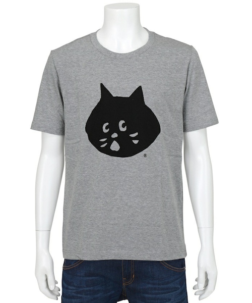 おーばーにゃーＴ 黒 にゃー ネネット にゃー(ニャー)の「にゃー / PO おーばーにゃーT / Tシャツ」 - PARTE