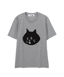 Ne-net - にゃー パッチTシャツ 白 Ne-net - 【Ne-net】ネネット ホワイトボディ 全身にゃー
