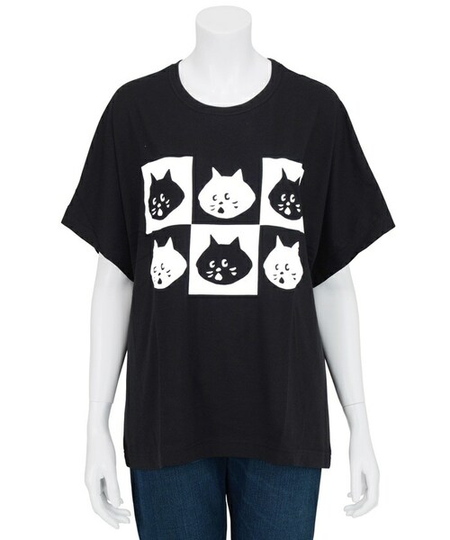 Ne-net（ネネット）の「にゃー / からーにゃー T / Tシャツ（）」 - WEAR