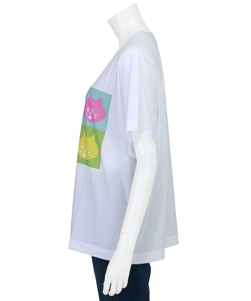 Ne-net（ネネット）の「にゃー / からーにゃー T / Tシャツ