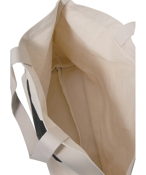 Ne-net（ネネット）の「にゃー / にゃーバッグ / トートバッグ（バッグ・off white -○・サイズ,タテ,ヨコ,マチ,持ち手,-,37.5,46,21.5,55,）」の6枚目の写真