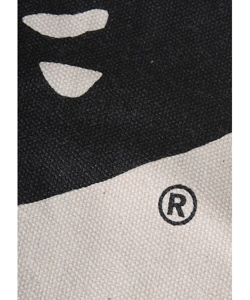 Ne-net（ネネット）の「にゃー / にゃーバッグ / トートバッグ（バッグ・off white -○・サイズ,タテ,ヨコ,マチ,持ち手,-,37.5,46,21.5,55,）」の2枚目の写真