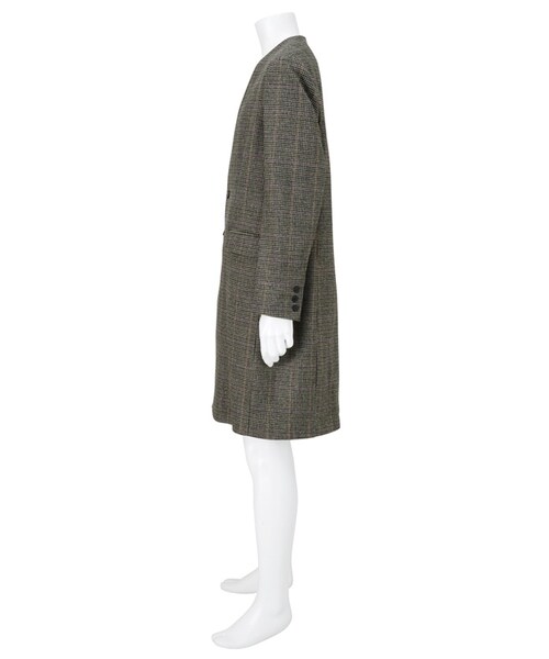 Ne-net(ネネット)の「ネ・ネット / メンズ モクバノコート / コート(ジャケット/アウター・メンズ・blue 03○/charcoal gray 03○・サイズ,身丈,肩幅,身幅,袖丈,03,100,47,57,63,)」の8枚目の写真