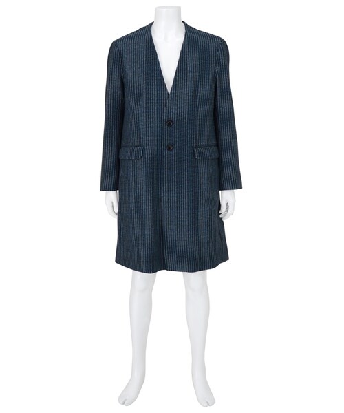 Ne-net(ネネット)の「ネ・ネット / メンズ モクバノコート / コート(ジャケット/アウター・メンズ・blue 03○/charcoal gray 03○・サイズ,身丈,肩幅,身幅,袖丈,03,100,47,57,63,)」の6枚目の写真