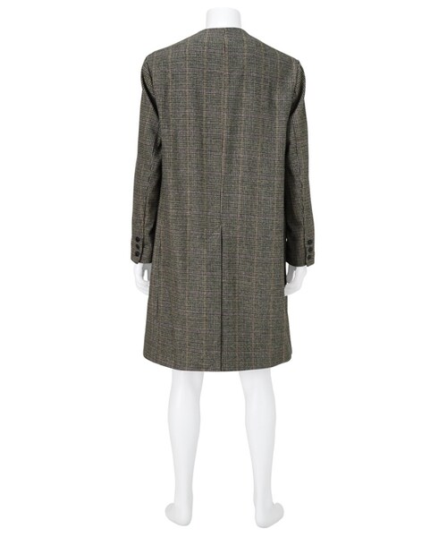 Ne-net(ネネット)の「ネ・ネット / メンズ モクバノコート / コート(ジャケット/アウター・メンズ・blue 03○/charcoal gray 03○・サイズ,身丈,肩幅,身幅,袖丈,03,100,47,57,63,)」の7枚目の写真