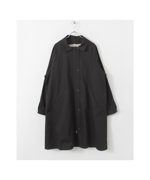 KBF（ケイビーエフ）の「【予約】WEB限定 ボーイフレンドコート（ジャケット/アウター・レディース・BEIGE/BLACK/DENIM・one）」の2枚目の写真