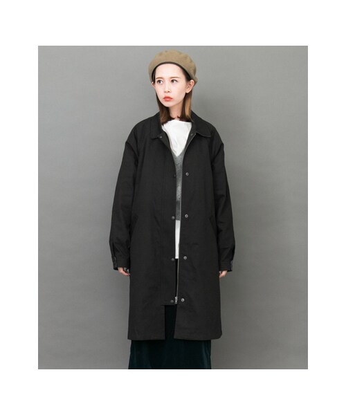 KBF（ケイビーエフ）の「【予約】WEB限定 ボーイフレンドコート（ジャケット/アウター・レディース・BEIGE/BLACK/DENIM・one）」の16枚目の写真