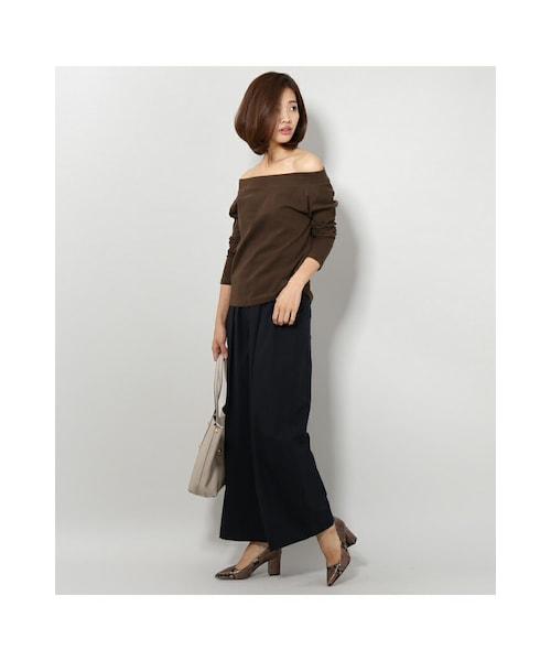 美品 プラージュ plage ワイドプルオーバー ブラック　リネン混 プラージュ Plage 《追加》linen mix loose プルオーバー