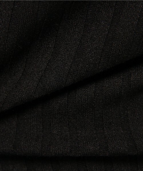 Cheek(チーク)の「メローリブロングスリーブ(Tシャツ/カットソー・レディース・オフホワイト/ブラック/グレー/ピンクベージュ/ワイン・MEDIUM)」の12枚目の写真