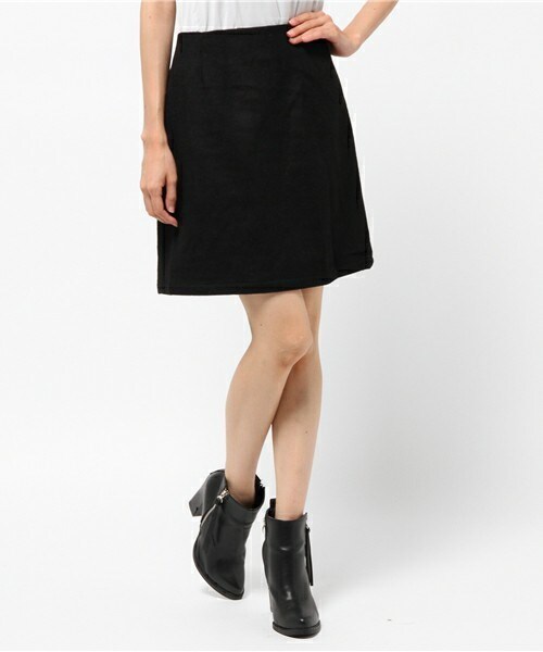 archives（アルシーヴ）の「無地ウールタイトスカート（スカート・レディース・ブラック/グレー/キャメル/ピンク・MEDIUM）」の2枚目の写真