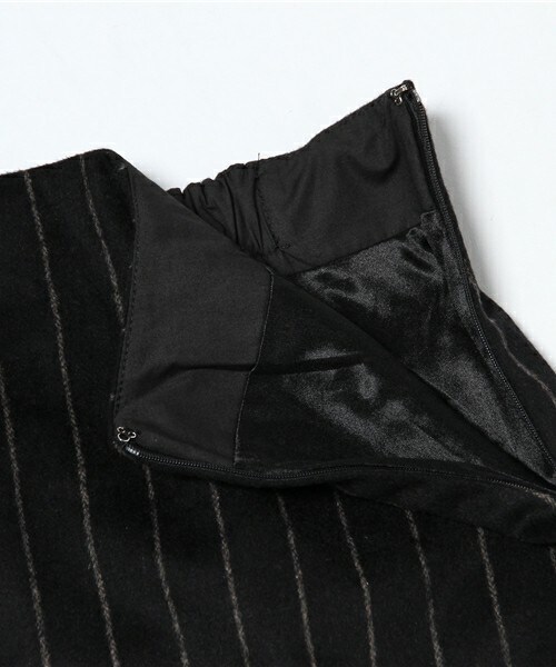 archives（アルシーヴ）の「ストライプウールスカート（スカート・レディース・ブラック/グレー/ネイビー・MEDIUM）」の10枚目の写真