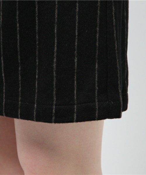archives（アルシーヴ）の「ストライプウールスカート（スカート・レディース・ブラック/グレー/ネイビー・MEDIUM）」の9枚目の写真
