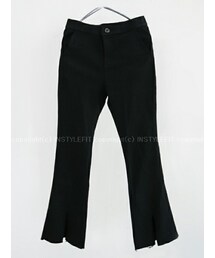INSTYLEFIT | フロントスリットブーツカットパンツ(その他パンツ)