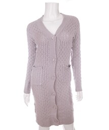 Bobon21 | ケーブルニットロングカーディガン(カーディガン/ボレロ)