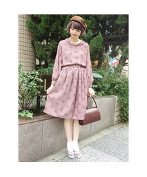 F i.n.t | 花ダイヤ柄開襟ブラウス/F i.n.t(シャツ/ブラウス)