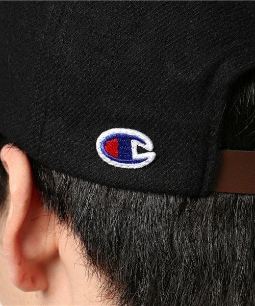 Champion（チャンピオン）の「Champion WOOL LOGO CAP CP1604-09（キャップ・メンズ・ブラック/グレー/ネイビー・ONE SIZE）」の8枚目の写真